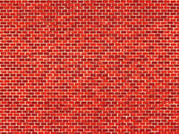 015-50104 - Pappen Ziegelmauer rot